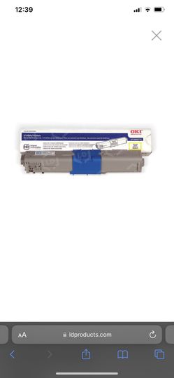 oki printing solutions yellow mc361 Toner
