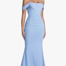 New Blue Maxi Dress XS with tags