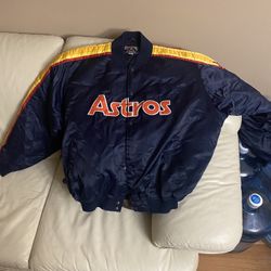 Astros Blue Bomber Jacket 3XL