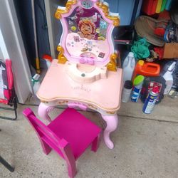 Vanity With Chair