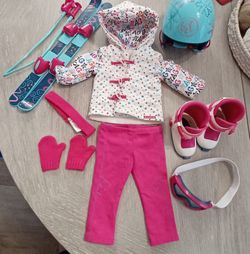 American Girl Hit the Slopes Ski Wear and Gear