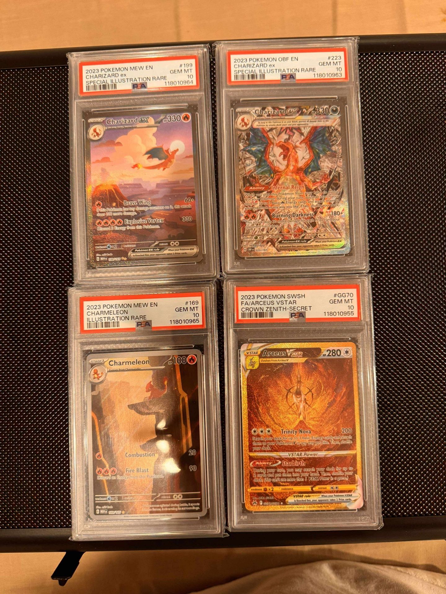 POKEMON PSA 10 SLABS