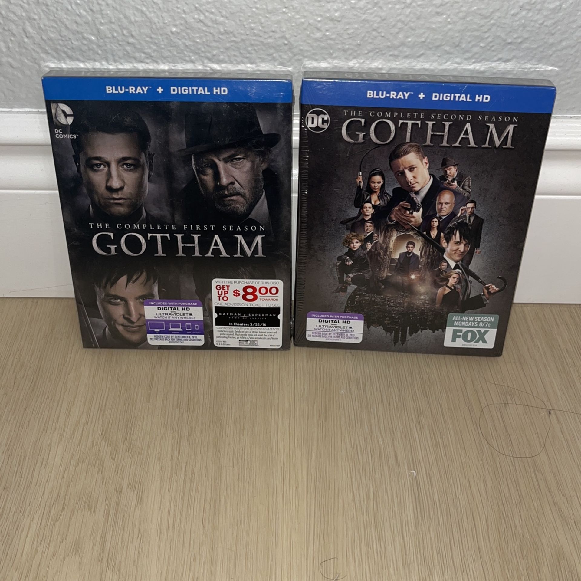 Gotham 1&2 Blu-ray Seasons 1&2 Brand New