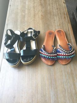 Summer Sandals Size 5 1/2