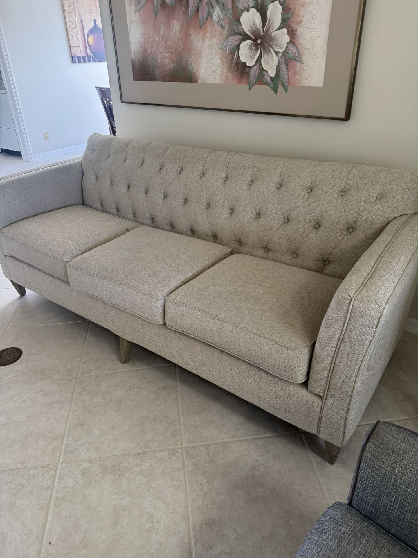 Beige Sofa - Excellent Condition