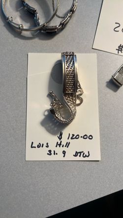 Sterling silver Lois hill bracelet