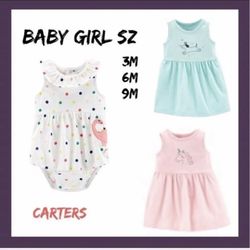 NWT 3M Baby Girl Carters 5pc Set