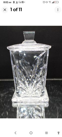 Royal Limited Lead Crystal Candy Jar And Lid