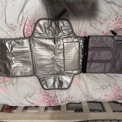 Baby Portable Diaper Changing Pad With Pockets 