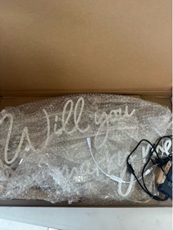 Will you marry me sign