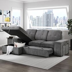 Sectional With Pull-Out Bed