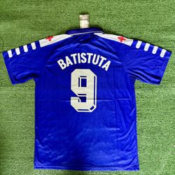 Vintage Retro Fiorentina Jersey  Nintendo Batistuta #9