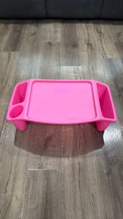 Pink Kids Plastic Lap Desk Tray