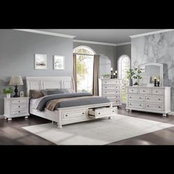 Brand New Solid Wood Complete Bedroom Set For $1699