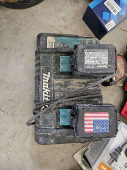 Makita battery station
