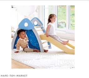 NEW IN BOX Hape 4-in-1 Climb 'n' Slide Gym Set E1222  Indoor Outdoor Playset
