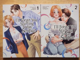 I'll Forget You Starting Today, Senpai! Manga Vol. 1-2