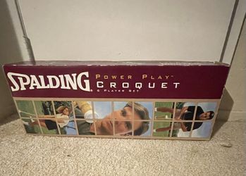 Spalding Power Play Croquet 6 Player Set