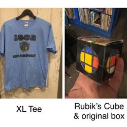 Vintage Rubik’s Cube And Tee Shirt 