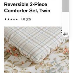 Laura Ashley Twin Comforter Set