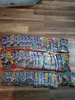 Pokémon TCG Booster 57 Pack Lot – Pitch Black, Chaos Rising & More