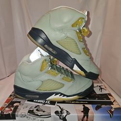 Nike Air Jordan 5 Retro Jade Horizon Green Size # 9