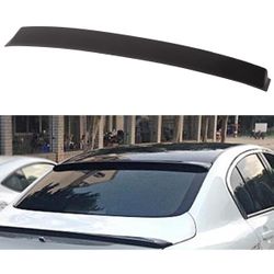  Roof Spoiler Fits for 2008-2013 for Infiniti G37 Coupe 2014-2016 for Infiniti Q60 Coupe Rear Window Roof Spoiler(Carbon Fiber Glossy Black)