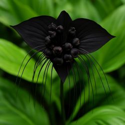 🖤🌿 Black Bat Plant (Tacca chantrieri) – Rare. Mysterious. Stunning. 🌿🖤