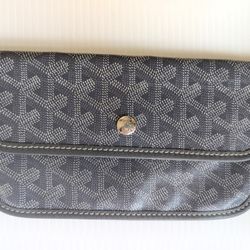 Real GOYARD pouch/pouchette in grey, not used
