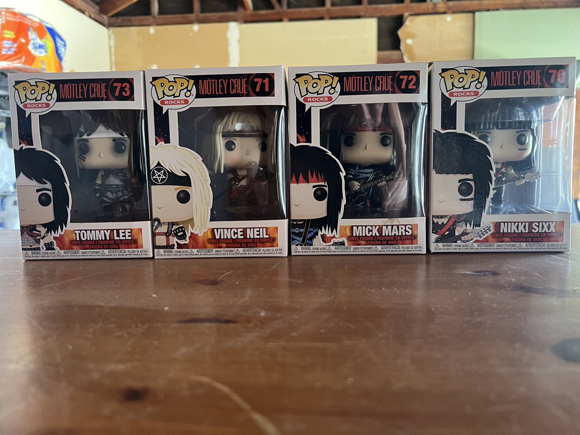 Motley Crue Funko Pop Set