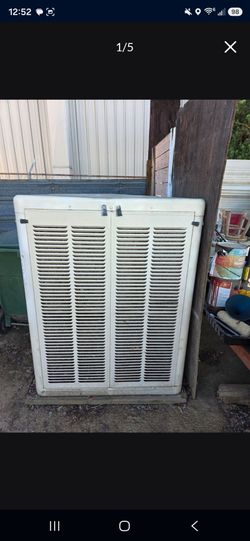 Evaporative cooler down draft