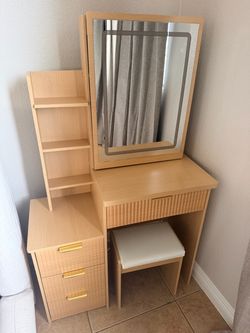 Makeup Vanity with Storage