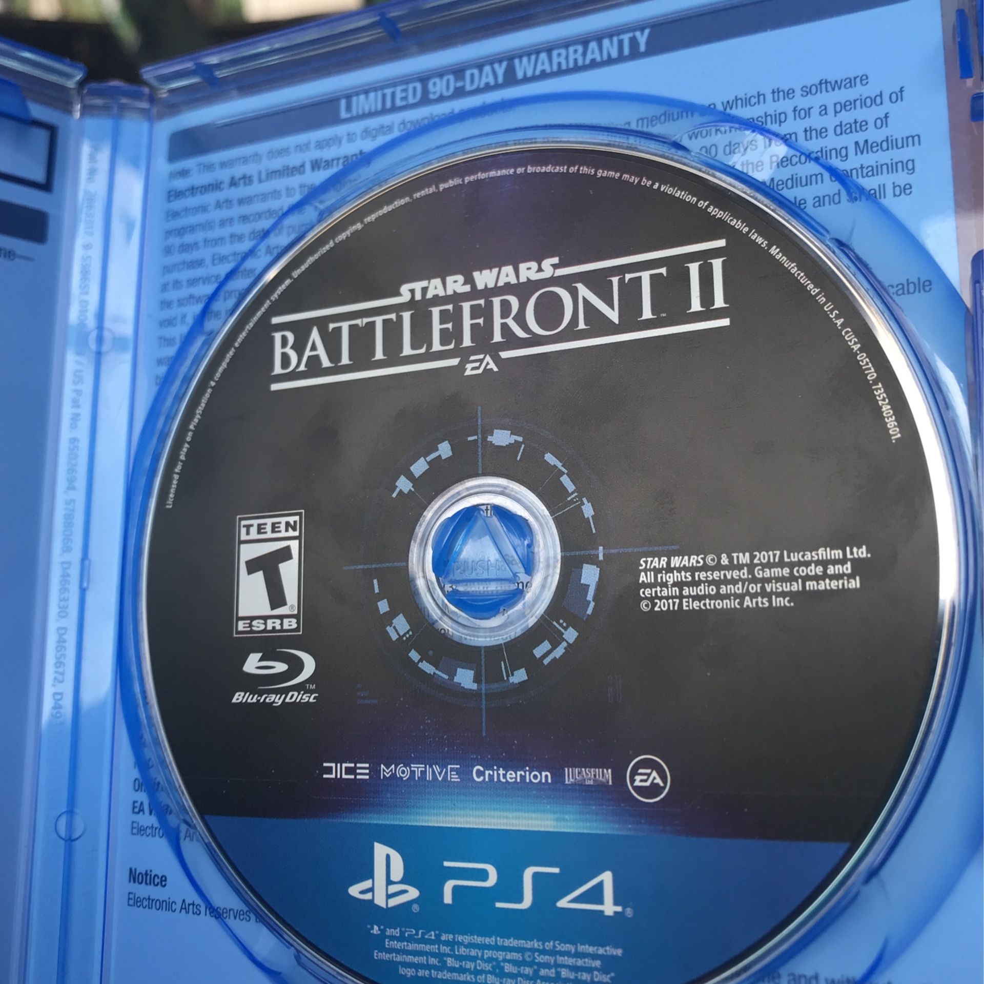 5 Pack Ps4 Games- Battlefront Deluxe Edition, Battlefront 2, Madden 18, Monster Hunter World, Cars 3 Driven 2 Win