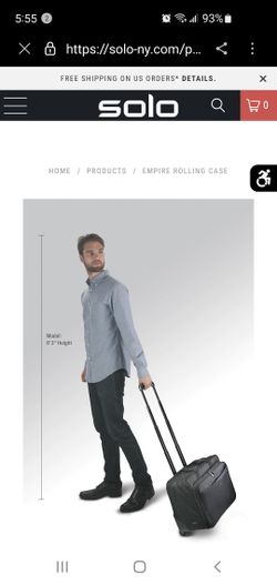 NEVER USED Solo Empire travel bag