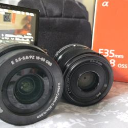 Sony a5000 Mirrorless Camera  + Extra 35mm LENS