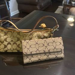 Coach Mini Bag Nd Full Size Wallet