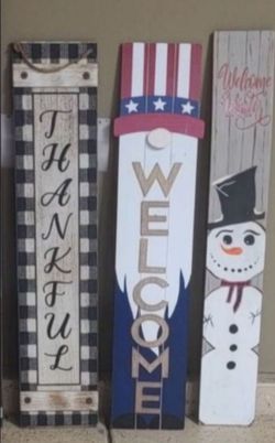 Front Door Entrance Signs