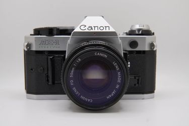 Canon AE-1 Program Film Camera with Canon 50mm Lens