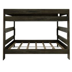 Modern Farmhouse Style Double Queen Bunk Bed
