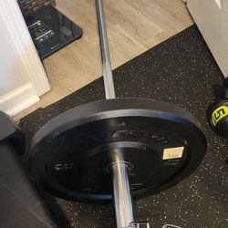 Home Gym Barbell With Weights