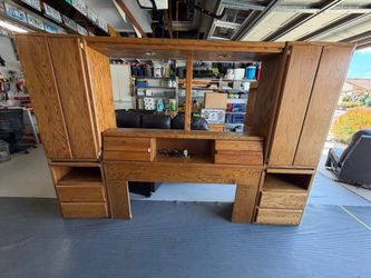 Solid oak bedroom set