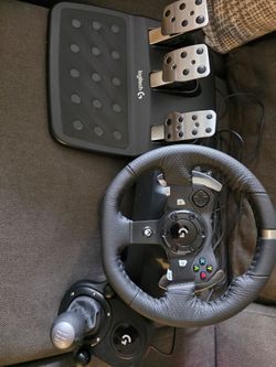 I sell wheel pedals and gear shift Logitech G920