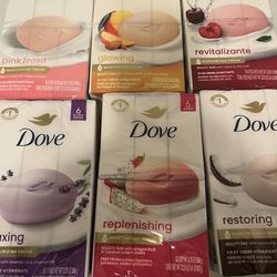 Dove bar soap 6 count $7 each