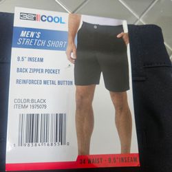 32 Degrees Cool Men's Stretch Short Black