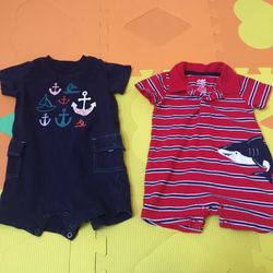 EUC Baby Boy Bodysuits Bundle