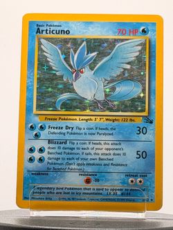 Articuno #2 Fossil Holo Rare Pokemon Card Unlimited