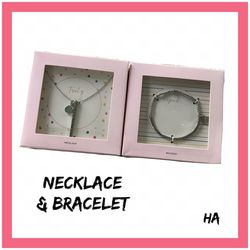 NIB 2Pk Necklace & Bracelet Set