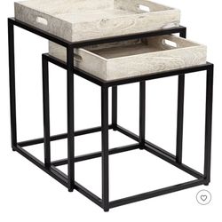 Set of Two Nesting Tables