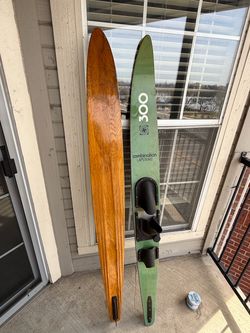 Vintage S 300 Lapstrake Combination Water Skis