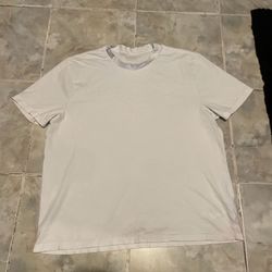 All Saints Vival SS Crew Everyday T-Shirt SZ XL White Cotton Single Stitch